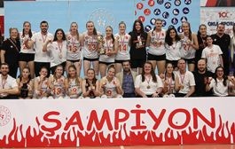 Eczacıbaşı Yıldız Kız Takımı Türkiye Şampiyonu