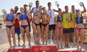 Burhaniye Ören Plajı’ndaki Balkan Plaj Voleybolu Şampiyonası sona erdi
